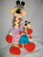 Chaveiro Girafa e Girafinha [Cod.:036]